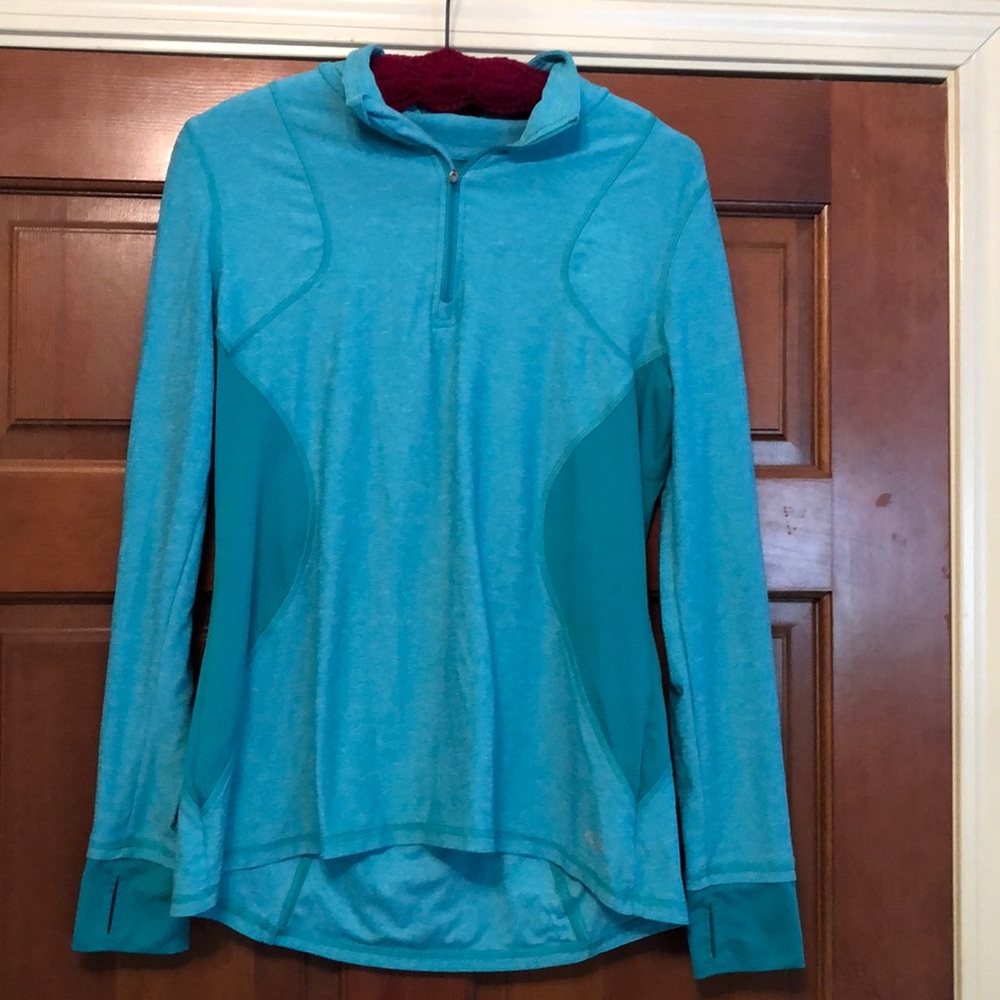 Champion Long Sleeved Quarter Zip Long Sleeve Top